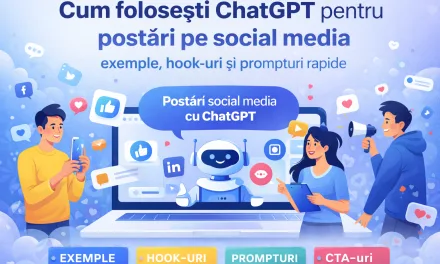 Cum folosești ChatGPT pentru postări pe social media: exemple și prompturi