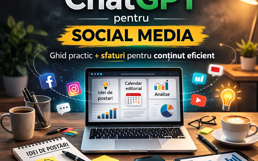 Cum folosești ChatGPT pentru postări pe social media: exemple și prompturi