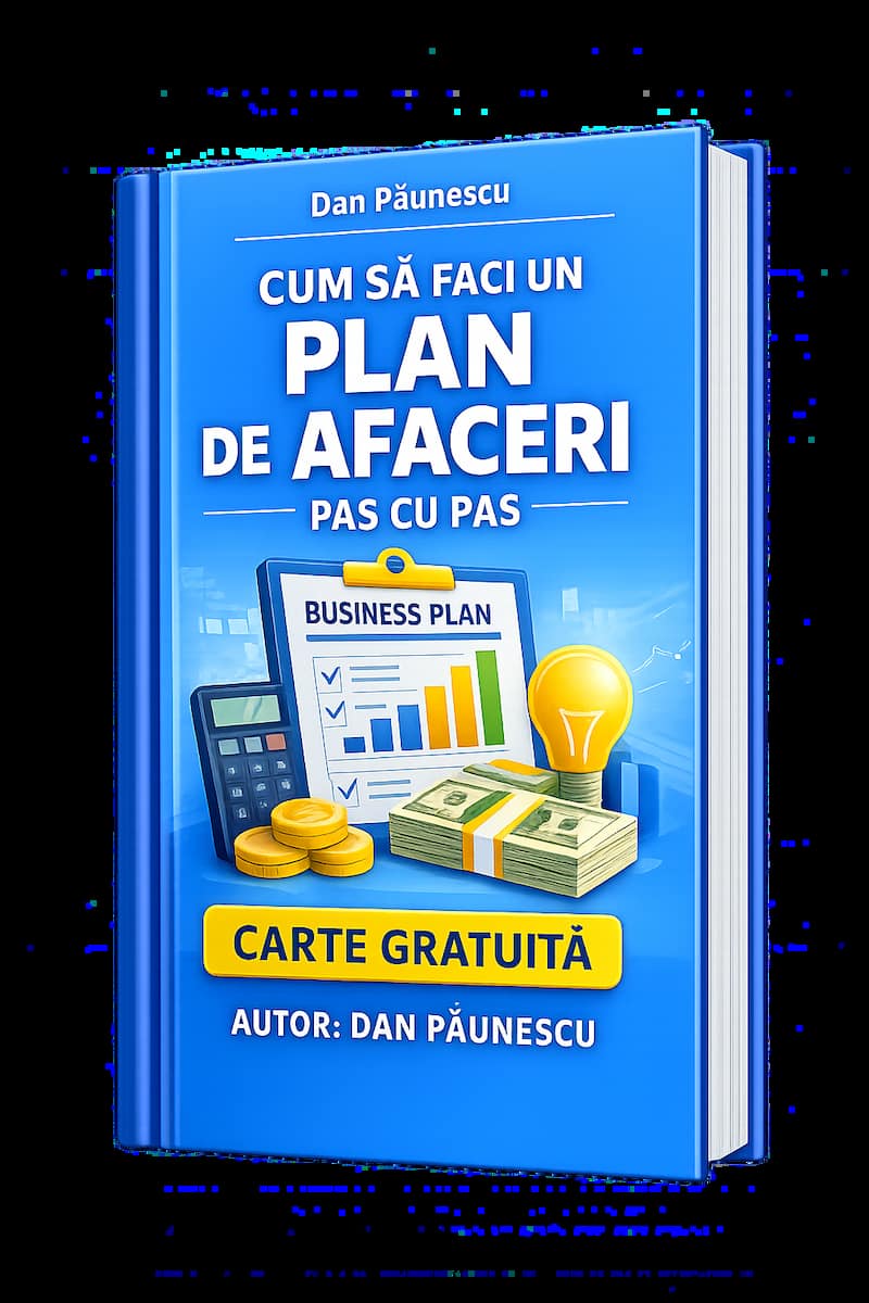 Coperta cărții gratuite Cum să faci un plan de afaceri, pas cu pas