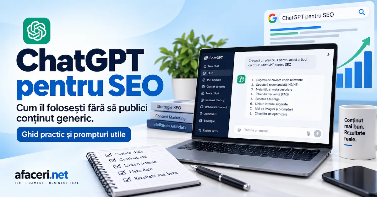 ChatGPT pentru SEO: cum îl folosești fără să publici conținut generic