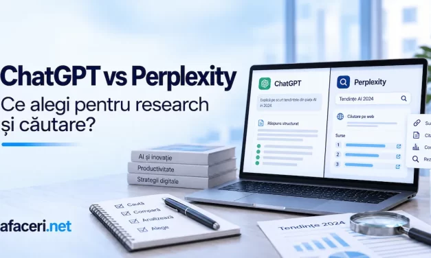 ChatGPT vs Perplexity: care este mai bun pentru căutare și research?