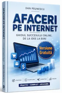 Coperta ediției gratuite Afaceri pe Internet, 49 de pagini