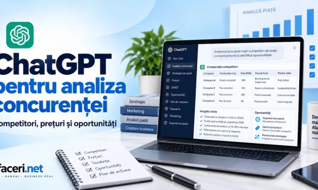 ChatGPT pentru analiza concurenței: cum găsești oportunități, nu doar o listă de rivali